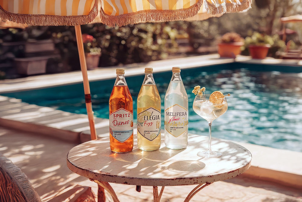Les apéritifs sans alcool de Melifera